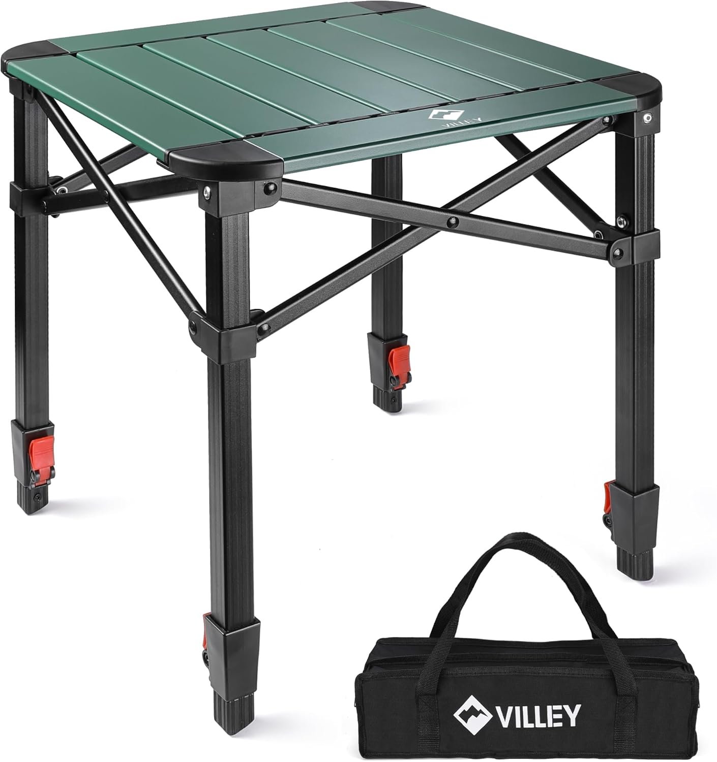 VILLEY square folding camping table